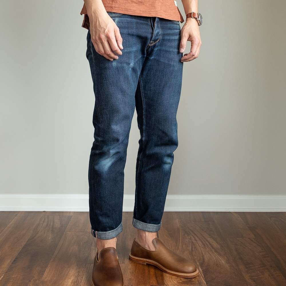 Railcar Fine Goods Men's Jeans in Dark Indigo
